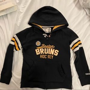 Boston Bruins Women’s Small Black Zip-up